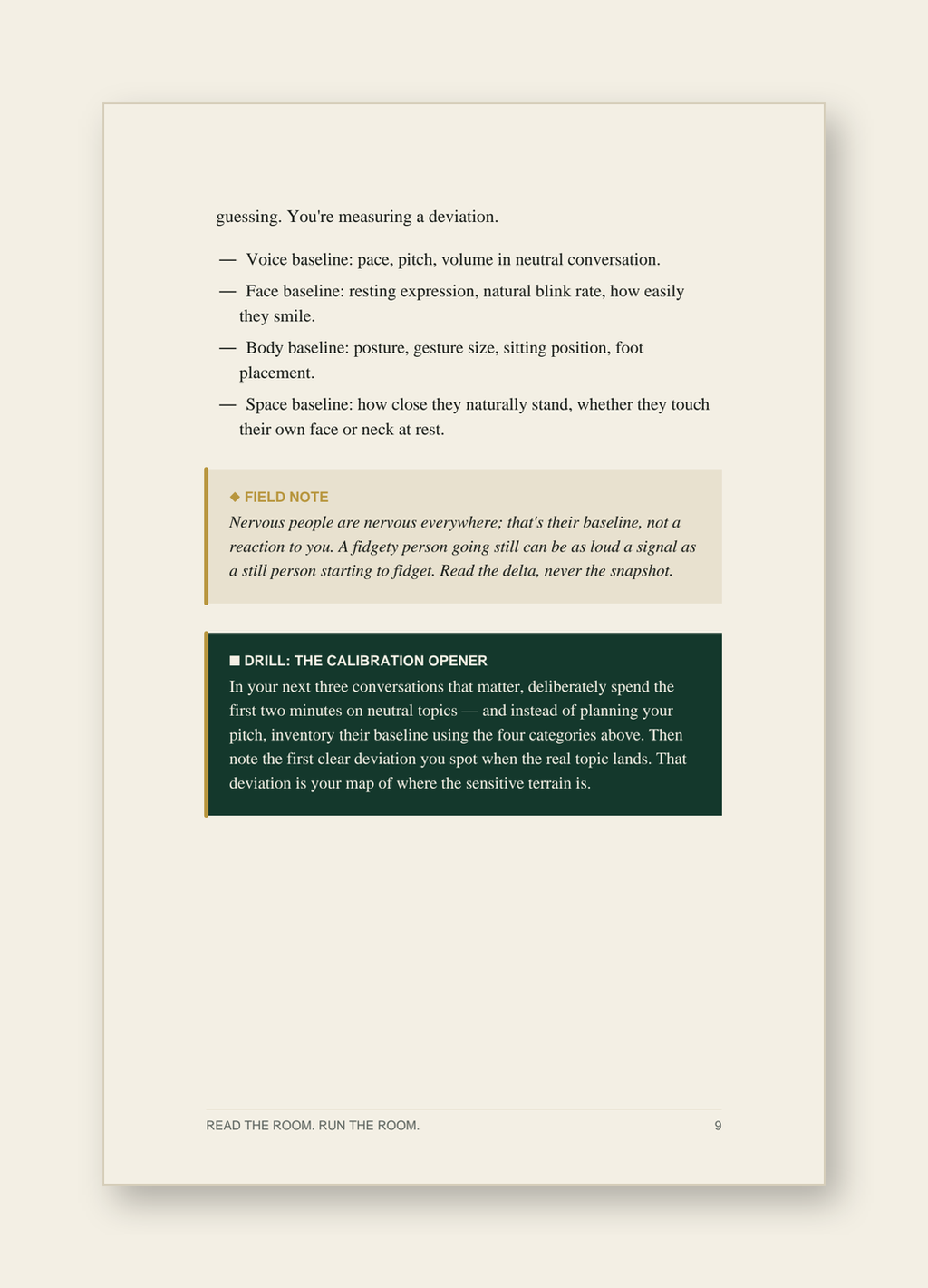 Sample page — practice drills from the 30-Day Protocol