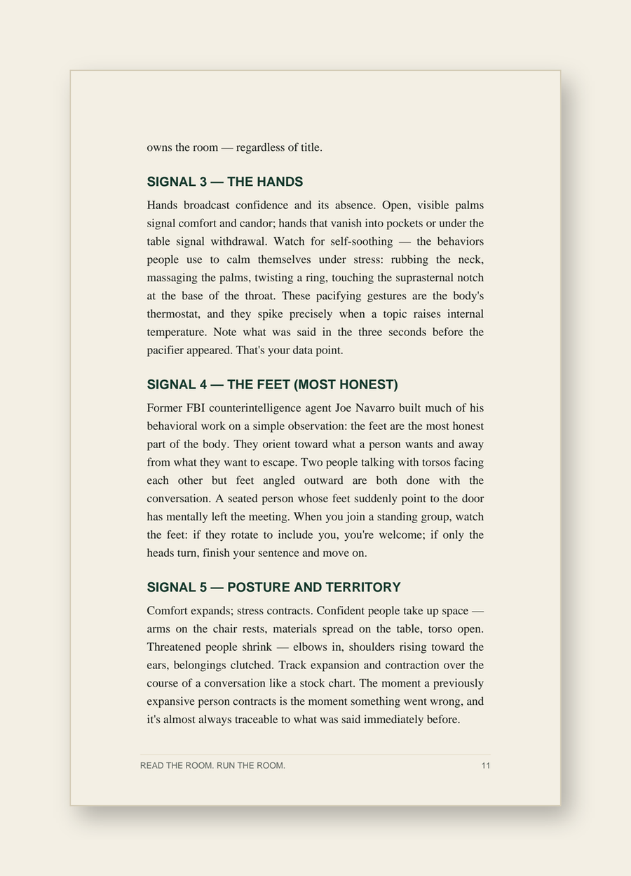 Sample page: The Seven-Signal System